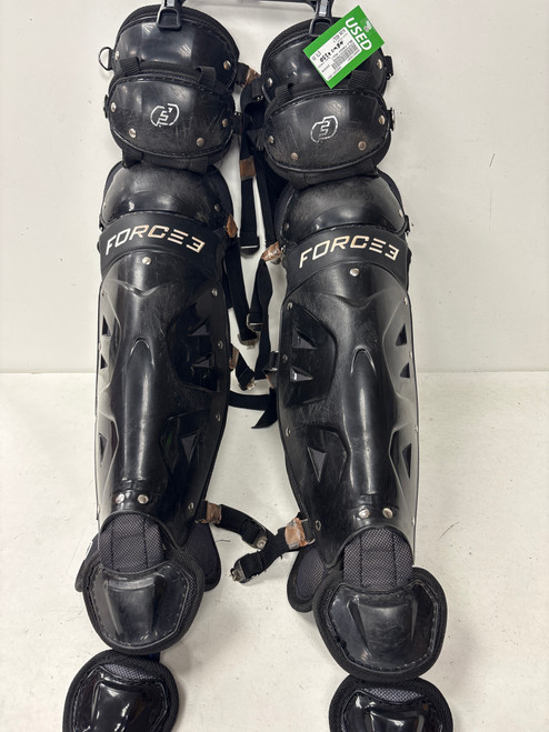 Vist Large View of Product Image Which is Used FORCE3 Catchers Leg Guards Black Adult (new= $250)