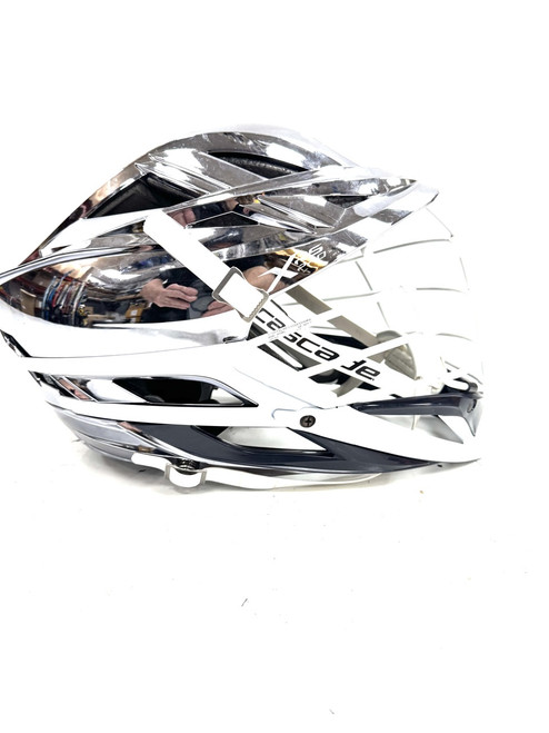 Vist Large View of Product Image Which is Used Cascade XRS PRO Lacrosse Helmet Mirror One Size
