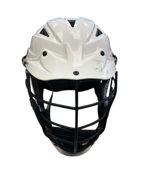 Vist Large View of Product Image Which is Used Cascade CPV-R Lacrosse Helmet White One Size