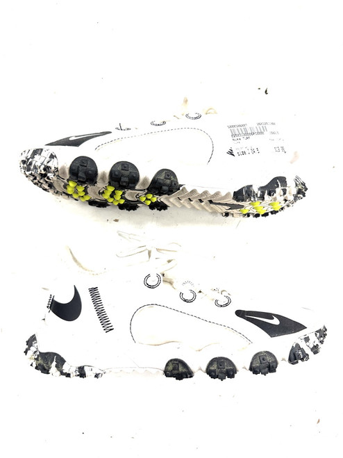 Vist Large View of Product Image Which is Used Nike TURF BB/SB Cleats White Junior 04.5
