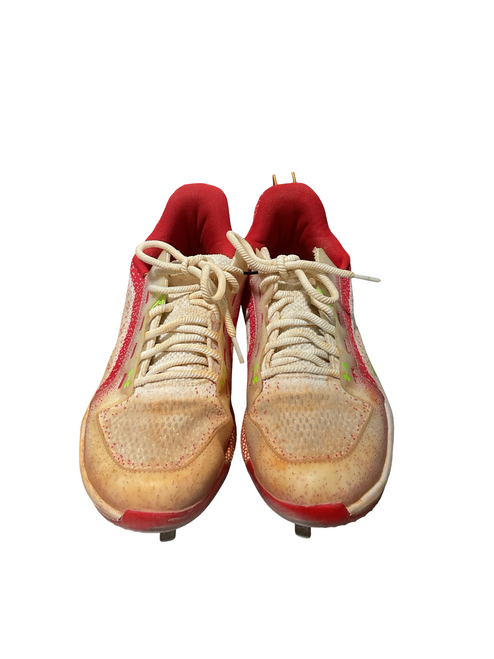 Vist Large View of Product Image Which is Used Under Armour RED METAL CLEATS BB/SB Cleats Red Senior 11