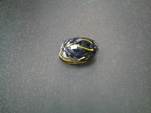 Vist Large View of Product Image Which is Used Cascade XRS PRO Lacrosse Helmet Navy Blue MD