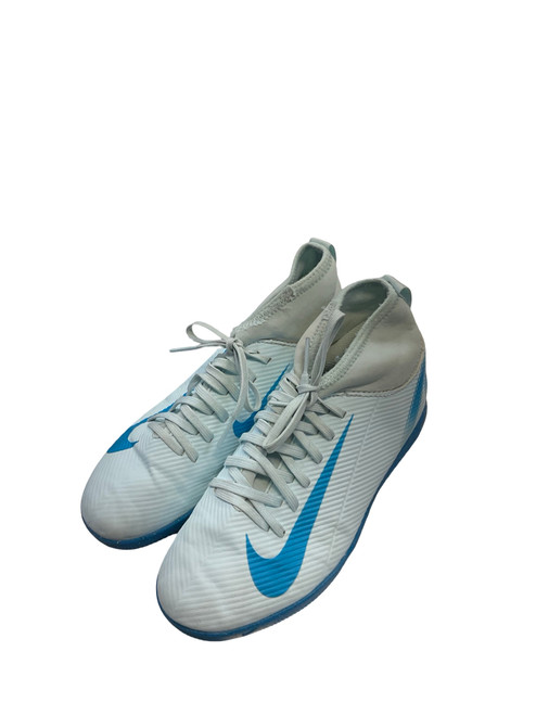 Vist Large View of Product Image Which is Used Nike Soccer Indoor Shoes Royal Blue Junior 02.5
