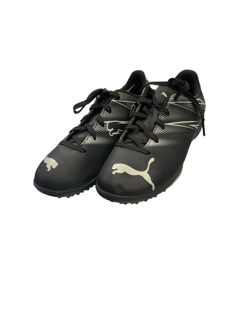 Vist Large View of Product Image Which is Used Puma Soccer Turf Shoes Black Junior 03