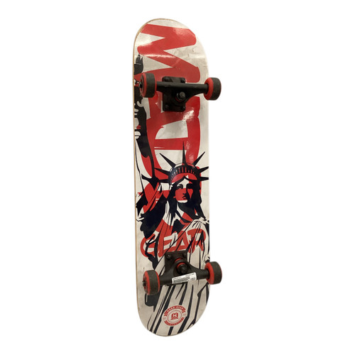 Vist Large View of Product Image Which is Madd Gear STATUE OF LIBERTY Complete Skateboard Red 7 3/4"