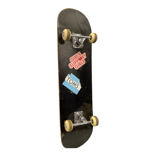 Vist Large View of Product Image Which is Used Complete Skateboard Black 8 1/4"