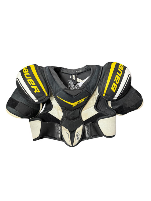 Vist Large View of Product Image Which is Used Bauer 150 Youth Shoulder Pads LG