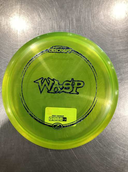 Vist Large View of Product Image Which is Used Discraft WASP Disc Golf Mid Range Yellow