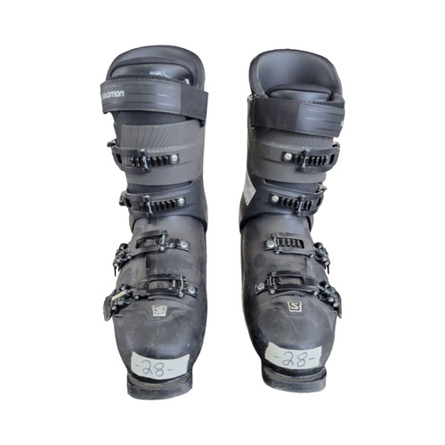 Vist Large View of Product Image Which is Used Salomon S PRO 100 BOOTS 28MP Mens DH Ski Boot Black 280 MP - M10 - W11