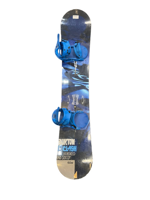Vist Large View of Product Image Which is Used Burton CLASH 160CM Mens Board/Bindings Royal Blue 160 cm