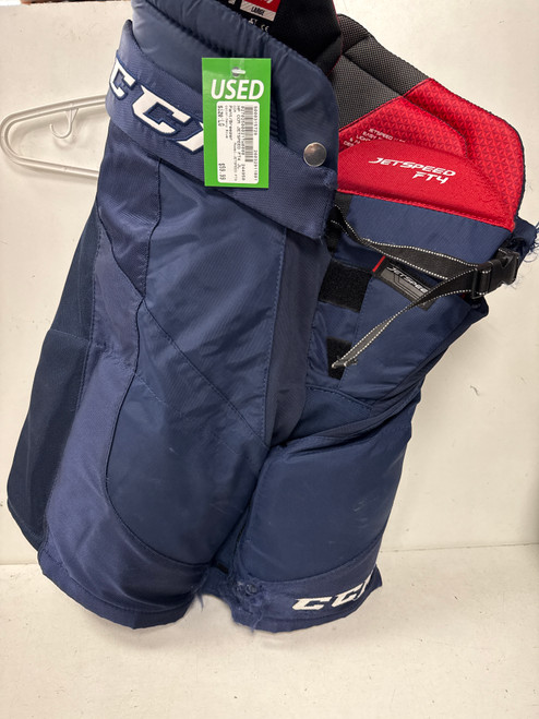 Vist Large View of Product Image Which is Used CCM JETSPEED FT4 Junior Pant Navy Blue LG