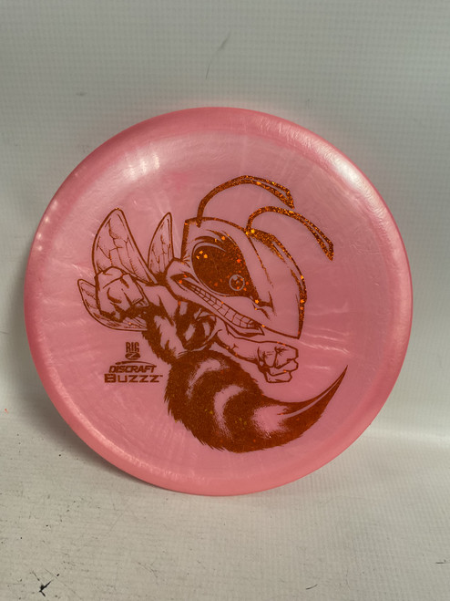Vist Large View of Product Image Which is Used Discraft BIG Z BUZZZ Disc Golf Mid Range Pink