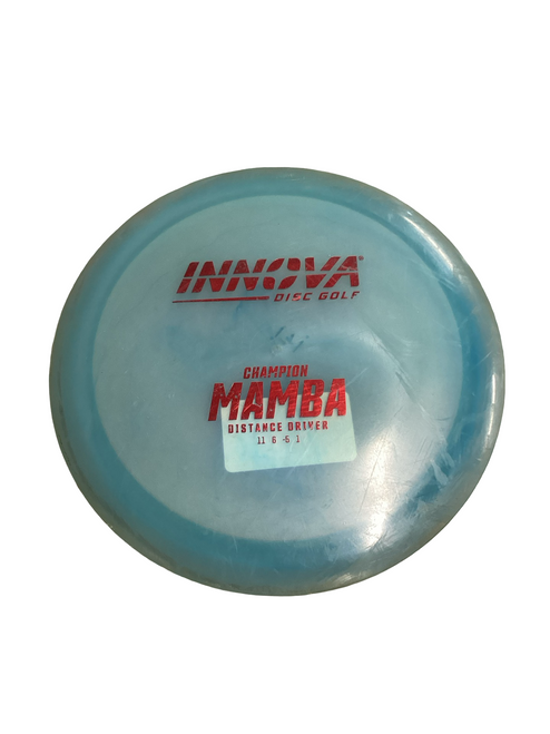 Vist Large View of Product Image Which is Used Innova CHAMPION MAMBA Disc Golf Driver Royal Blue