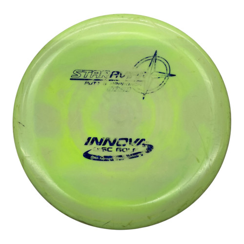 Vist Large View of Product Image Which is Used Innova STAR AVIAR Disc Golf Putter Optic Yellow 171g