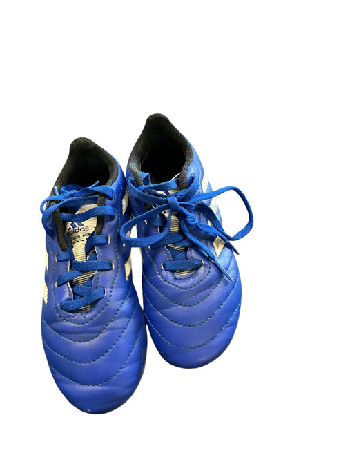 Vist Large View of Product Image Which is Used Adidas Soccer Cleats Royal Blue Youth 13.0
