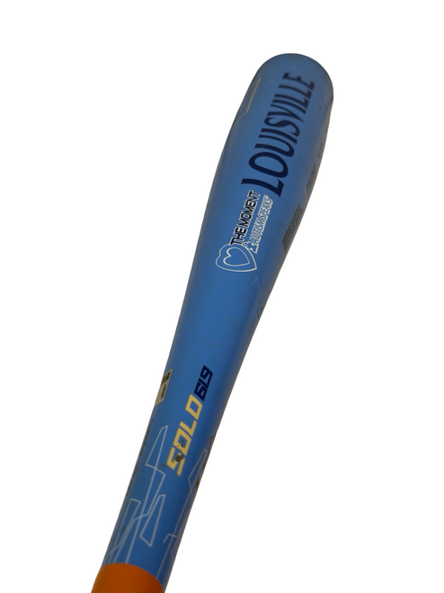 Vist Large View of Product Image Which is Used Louisville Slugger SOLO 619 WTLUBSA9B11 -11 USA 2 5/8 Baseball Bat 29" 29/18