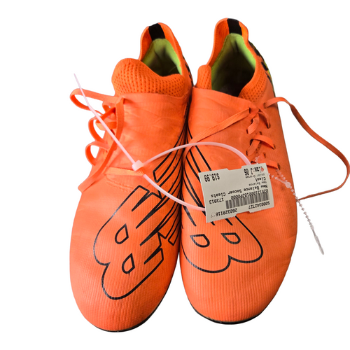Vist Large View of Product Image Which is Used New Balance Soccer Cleats Orange Junior 06