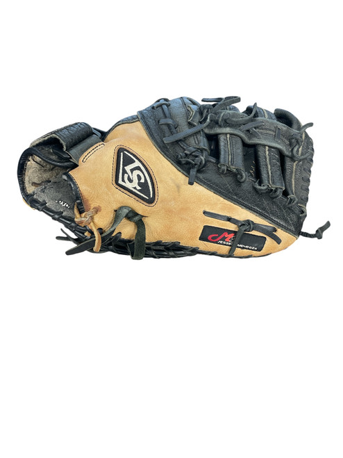 Vist Large View of Product Image Which is Used Louisville Slugger M2 FASTPITCH SERIES BB/SB First Base RH Throw Tan And Black 13"