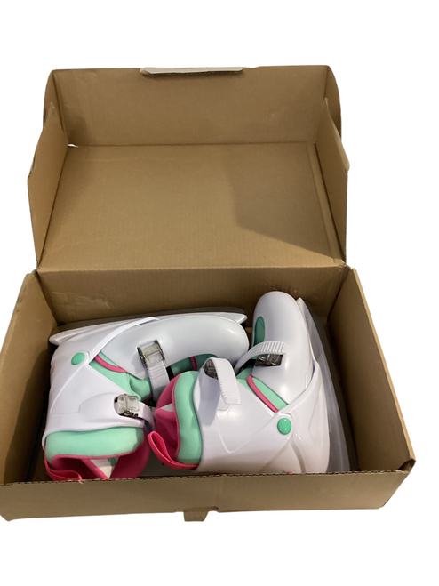 Vist Large View of Product Image Which is Used Lake Placid NITRO Girls Softboot Skate Pink Adjustable