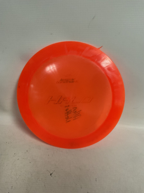 Vist Large View of Product Image Which is Used Latitude 64 HALO Disc Golf Driver Orange