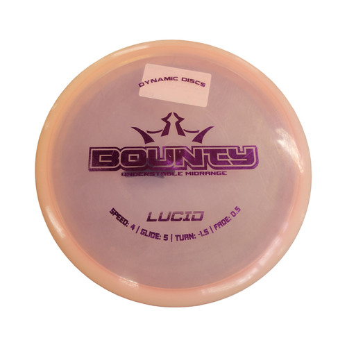 Vist Large View of Product Image Which is Used Dynamic Discs LUCID BOUNTY Disc Golf Mid Range Pink