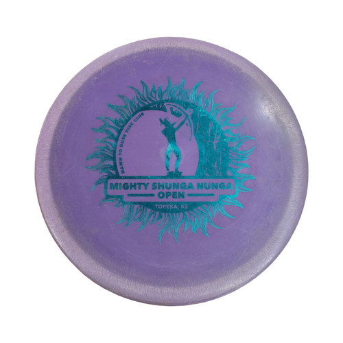 Vist Large View of Product Image Which is Used Innova CAIMAN BLIZZARD CHAMPION Disc Golf Mid Range Purple