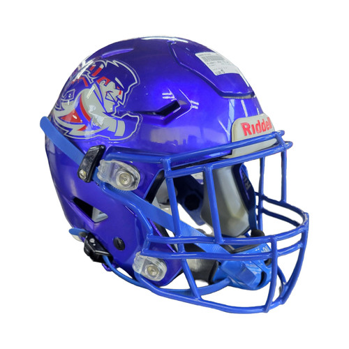 Vist Large View of Product Image Which is Used Riddell 2024 YTH SPEED FLEX MD FB Helmet Royal Blue MD
