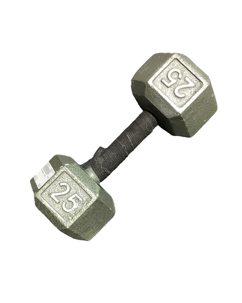 Vist Large View of Product Image Which is Used Hex Dumbbell (Each) 25 lb