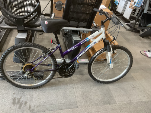 Vist Large View of Product Image Which is Used Pacific EXPLORER Mountain Bike Womens White 38-42cm - 15-16" - SM Frame