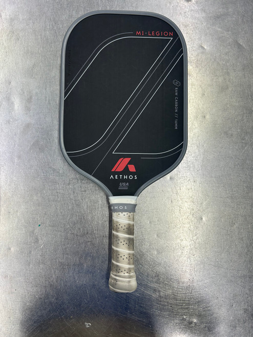 Vist Large View of Product Image Which is Used AETHOS M1 LEGION Pickleball Racquet Black
