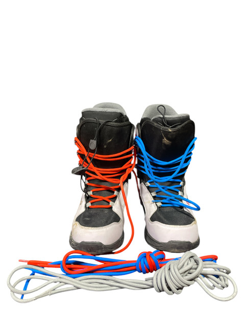 Vist Large View of Product Image Which is Used SAPIENT SPBT1503.10 Mens Snowboard Boots Black And White Senior 10