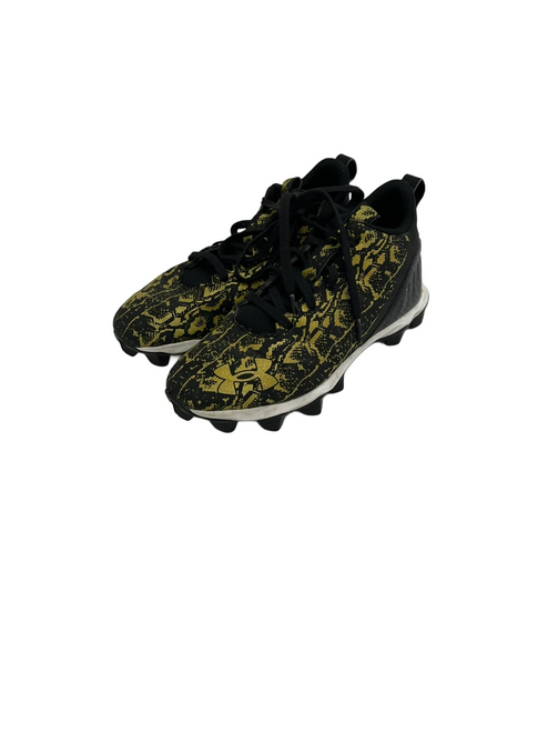 Vist Large View of Product Image Which is Used Under Armour Spotlight Suede Jr FB Cleats Black Junior 04