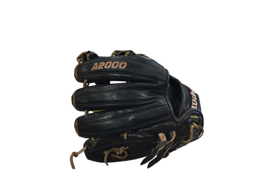 Vist Large View of Product Image Which is USED WILSON A2000 11.5 BB/SB Glove RH Throw Black 11 1/2"