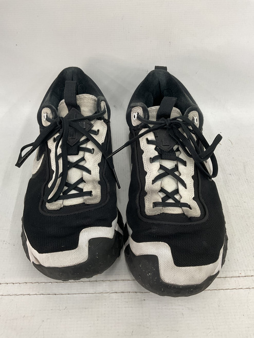 Vist Large View of Product Image Which is Used Nike AIR DIAMOND VAR BB/SB Cleats Black And White Senior 11