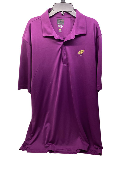 Vist Large View of Product Image Which is Used S.S. Golf Shirt M Purple XL