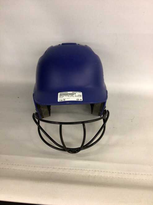 Vist Large View of Product Image Which is Used Adidas CLIMA COOL ADJUSTABLE Batting Helmet w/Mask Royal Blue One Size