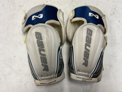 Vist Large View of Product Image Which is Used Bauer NEXUS 8000 Senior Elbow Pads White MD
