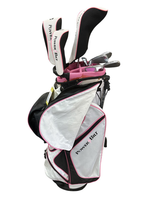 Vist Large View of Product Image Which is Used Powerbilt EX 750 Womens Package Set RH Pink 9 Piece