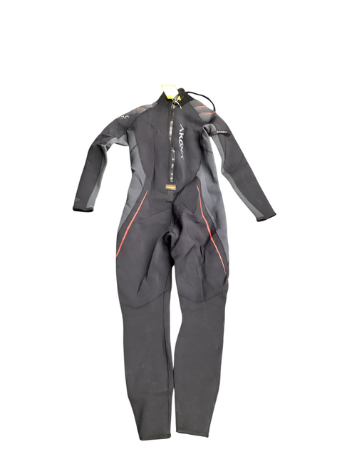 Vist Large View of Product Image Which is Used AKONA Youth Full Wet Suit Black Size 9/10