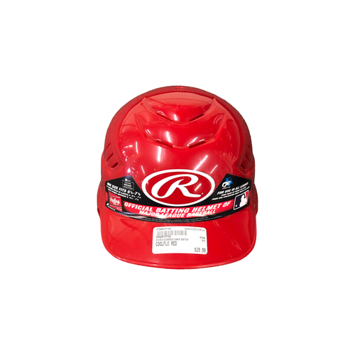 Vist Large View of Product Image Which is New Rawlings COOLFLO Batting Helmet No Mask Red
