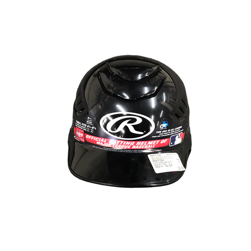Vist Large View of Product Image Which is New Rawlings COOLFLO Batting Helmet No Mask Black