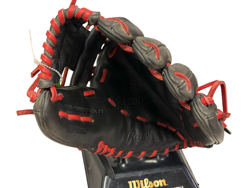 Vist Large View of Product Image Which is Used Rawlings PRO PREFERRED PROSNP4-2BS Pro Grade Handcrafted No.72 Baseball Glove RH Throw Black 11 1/2"