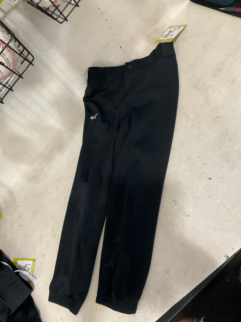 Vist Large View of Product Image Which is Used Under Armour BASEBALL PANTS XXXS BB/SB Pant Boys Black XXS