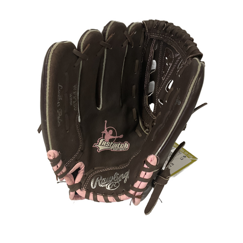 Vist Large View of Product Image Which is Used Rawlings FASTPITCH SOFTBALL LH Throw Fastpitch Gloves Brown 12"