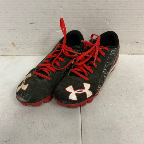 Vist Large View of Product Image Which is Used Under Armour BB/SB Cleats Black Junior 01