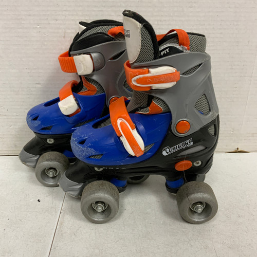 Vist Large View of Product Image Which is Used Chicago 10-13 Child Roller Quad Skates Royal Blue Adjustable