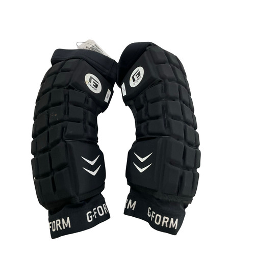Vist Large View of Product Image Which is Used G-FORM ARM PADS Lacrosse Arm Pads/Guards Black MD