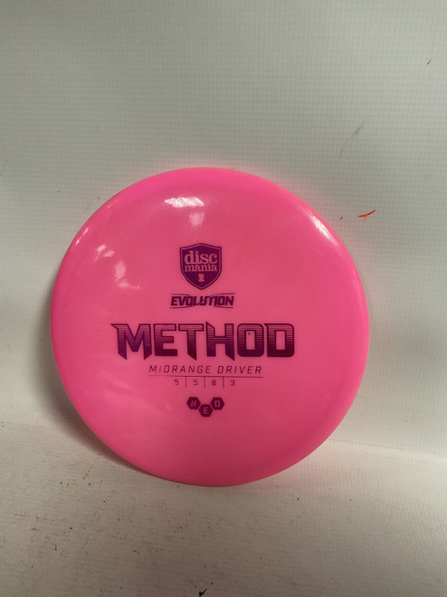 Vist Large View of Product Image Which is Used Discmania NEO METHOD Disc Golf Mid Range Pink