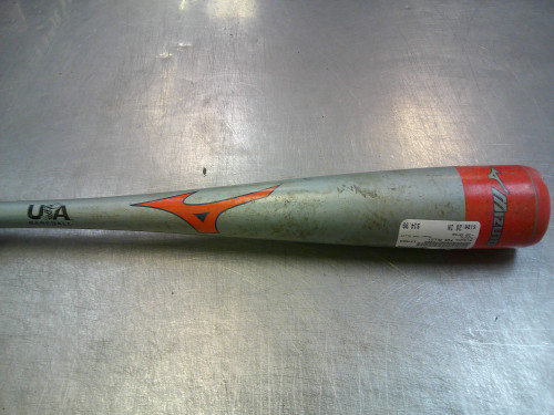 Vist Large View of Product Image Which is Used Mizuno PWR ALLOY BB/SB USA 2 5/8 Bat 28"