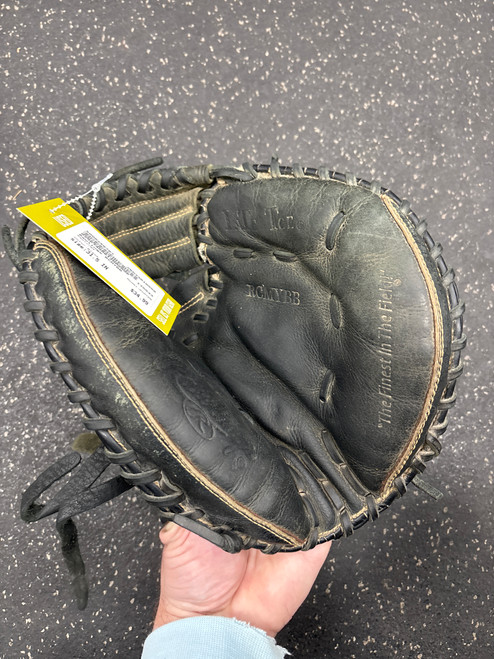 Vist Large View of Product Image Which is Used Rawlings RCMYBB BB/SB Catchers RH Throw Black 31 1/2"
